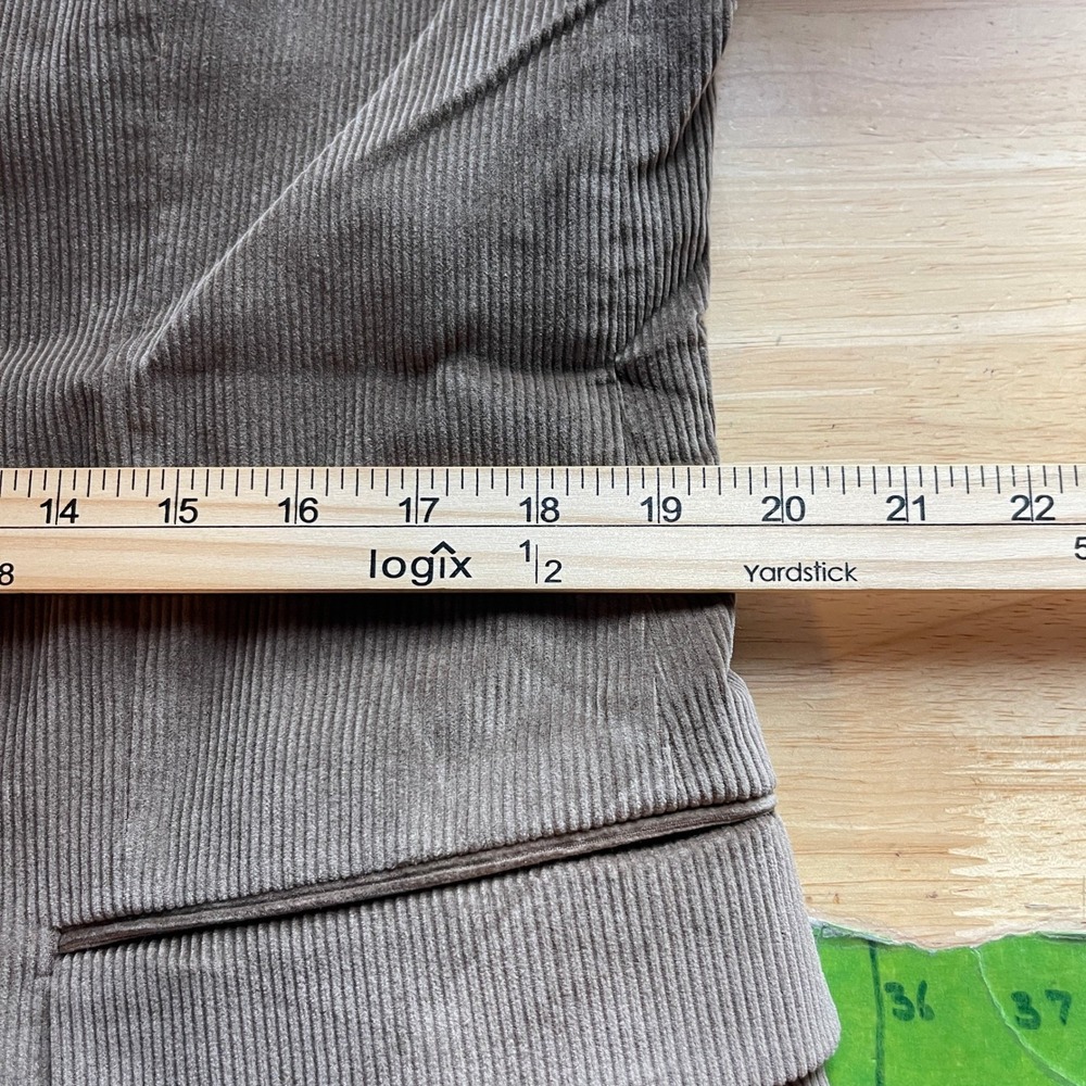 Saddlebred Corduroy Blazer 38R Cotton Sport Coat Suit Jacket Brown 2 Button - Picture 9 of 12
